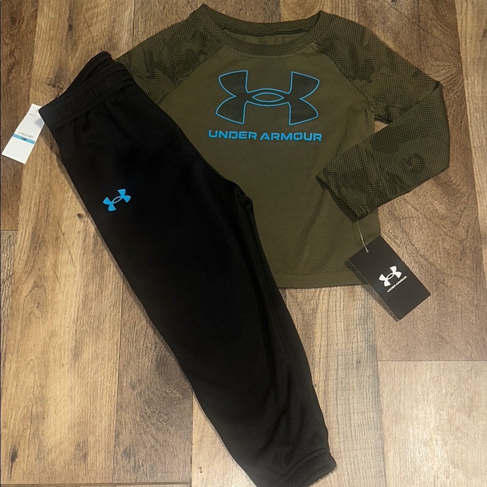 UNDER ARMOUR baby boys two piece set 24 months